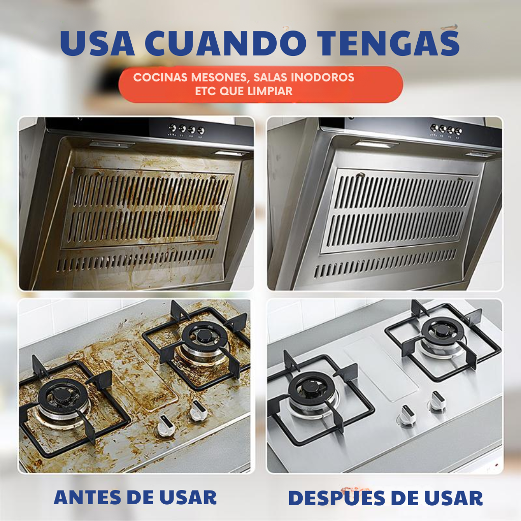 Gihen Limpiador Multiusos: elimina grasa y suciedad al instante — ¡APROVECHA EL  2X1 + Envío Gratis hoy!