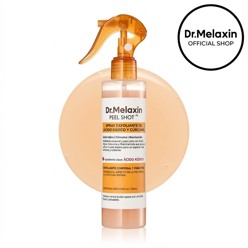 [Dr. Melaxin Official] Spray Peel Shot Cuidado de Queratina Ácido Kójico y Cúrcuma