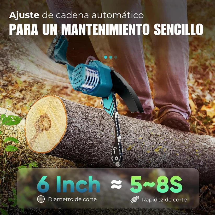 Mini Motosierra De Mano 2 Bateria