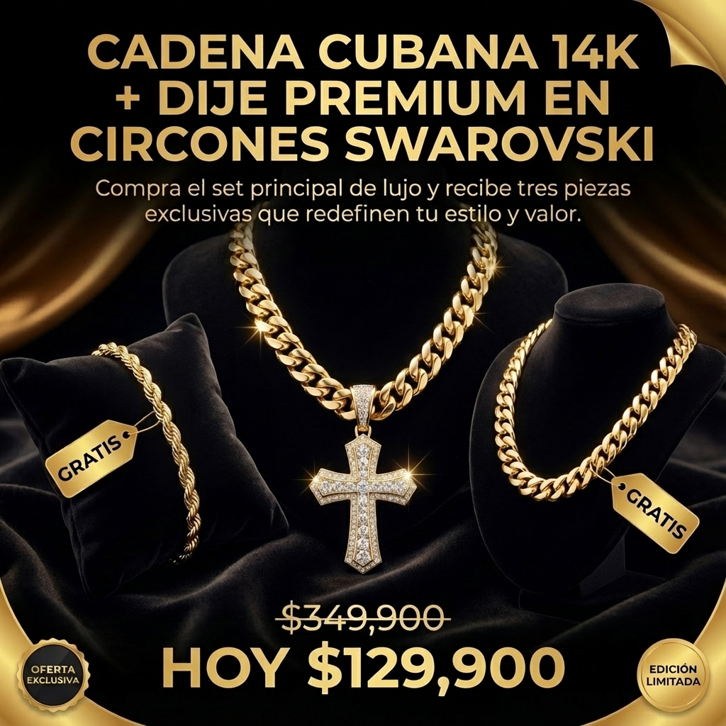 2 CUBANAS-DIJE, PULSERA LASO