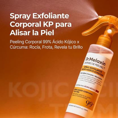 [Dr. Melaxin Official] Spray Peel Shot Cuidado de Queratina Ácido Kójico y Cúrcuma