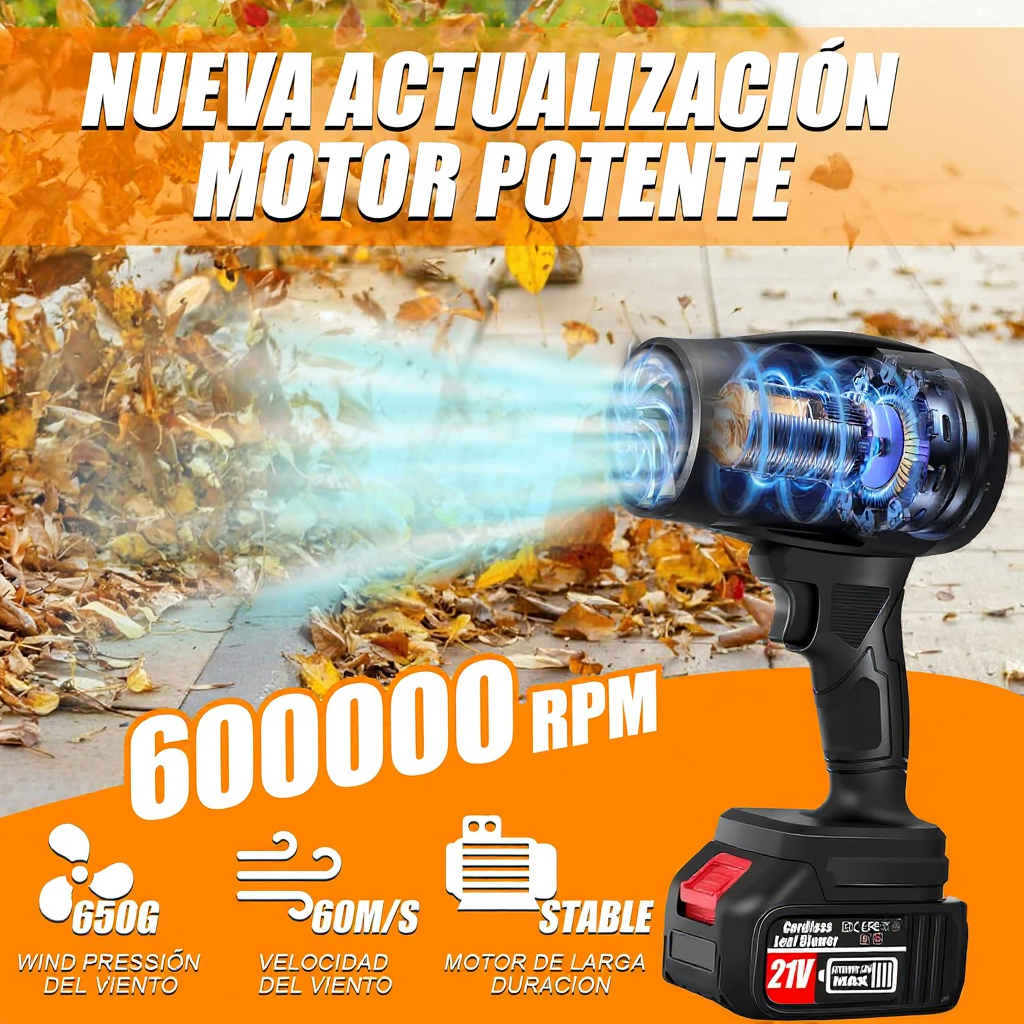 Sopladora Eléctrica Doble Batería 48v