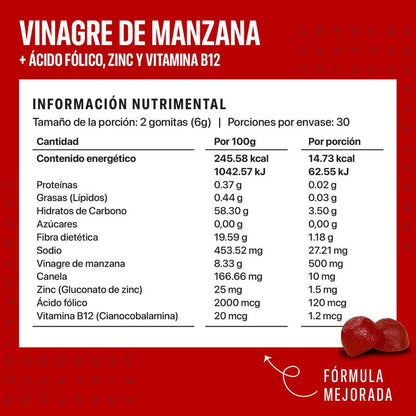 GOMAS DE VINAGRE DE MANZANA
