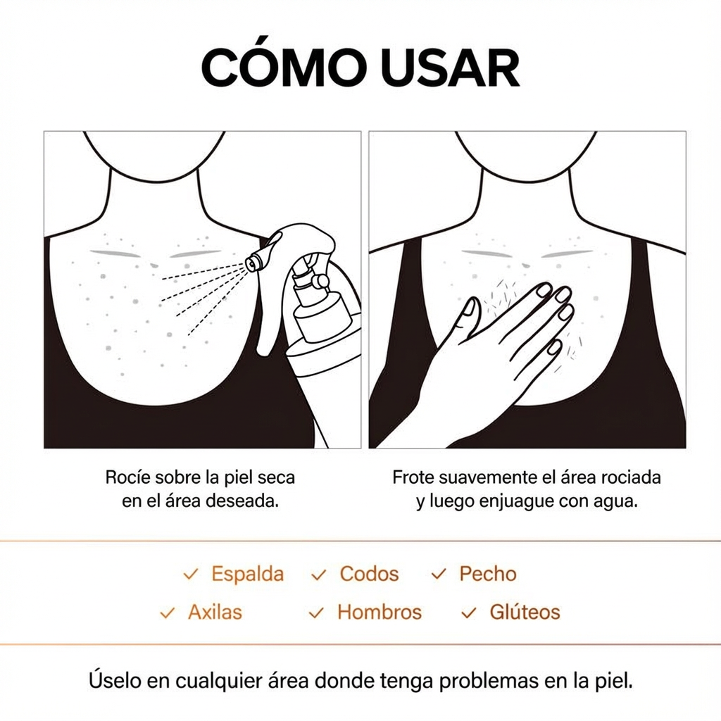 [Dr. Melaxin Official] Spray Peel Shot Cuidado de Queratina Ácido Kójico y Cúrcuma