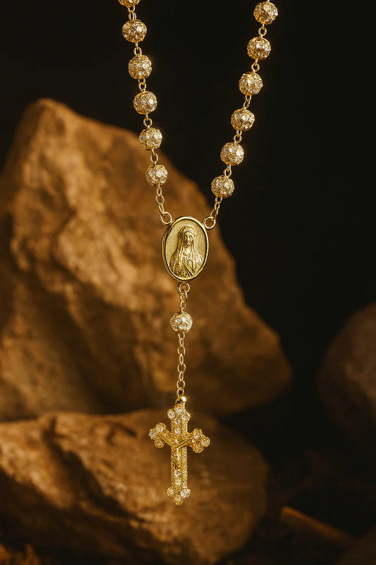 Camandula - Rosario Diamantado + Caja de Lujo Gratis