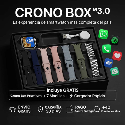 CRONO BOX™ – Edición Exclusiva 2025  La experiencia de smartwatch más completa del país