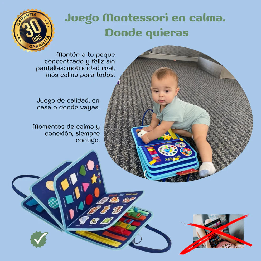 MALETIN SENSORIAL AZUL  PARA NIÑOS