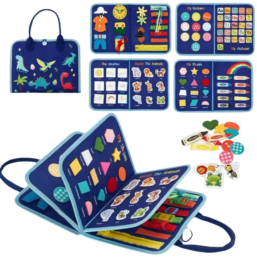 MALETIN SENSORIAL AZUL  PARA NIÑOS