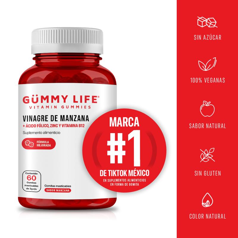 GOMAS DE VINAGRE DE MANZANA