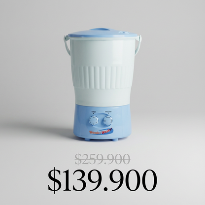 Lavadora Portátil Plegable MiniWash™ – Lava prendas pequeñas en minutos sin ocupar espacio