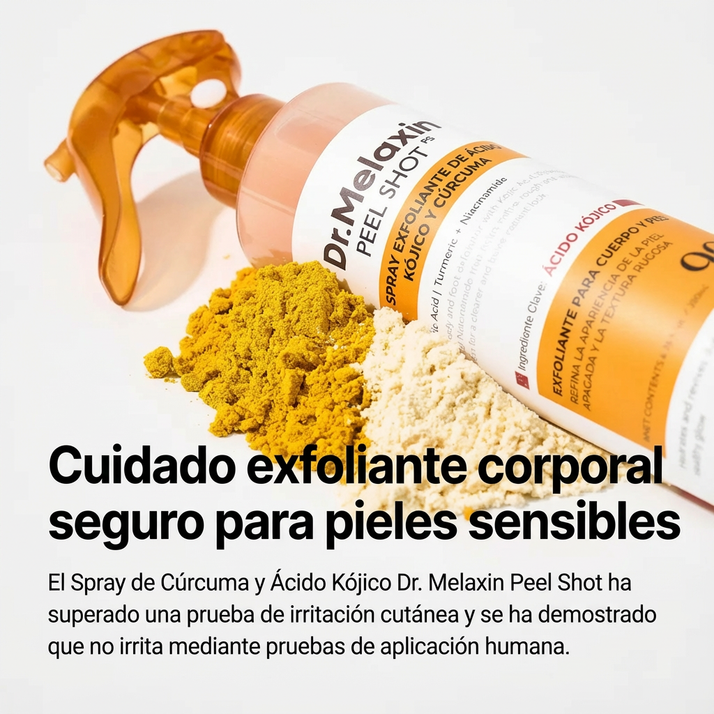 [Dr. Melaxin Official] Spray Peel Shot Cuidado de Queratina Ácido Kójico y Cúrcuma